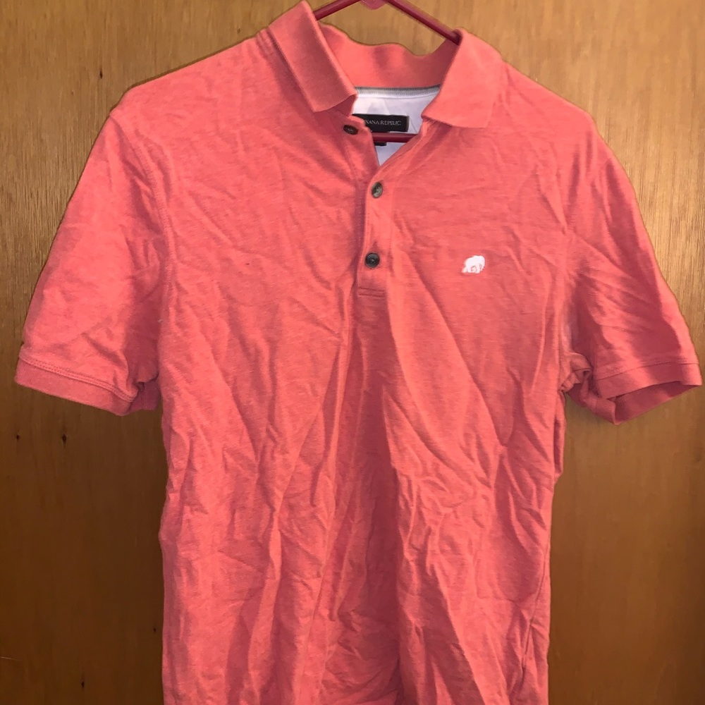 Banana Republic Men’s Polo Shirt Coral